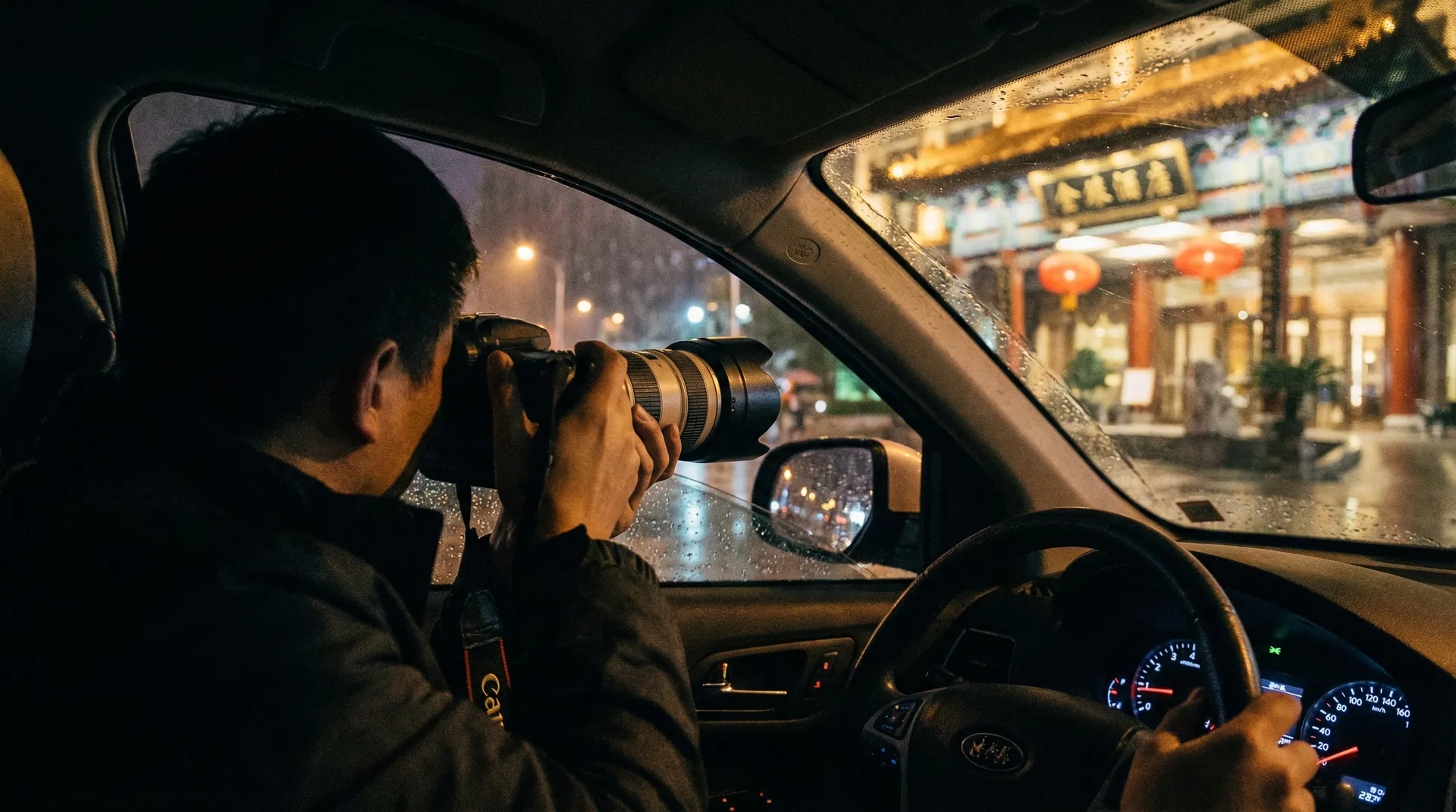 多米体育app - 记者深夜跟踪拍摄明星行踪